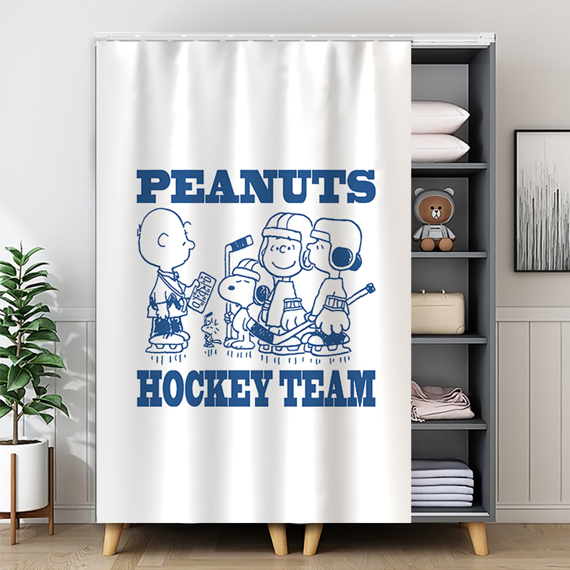 柜子遮挡帘魔术打孔书架防尘