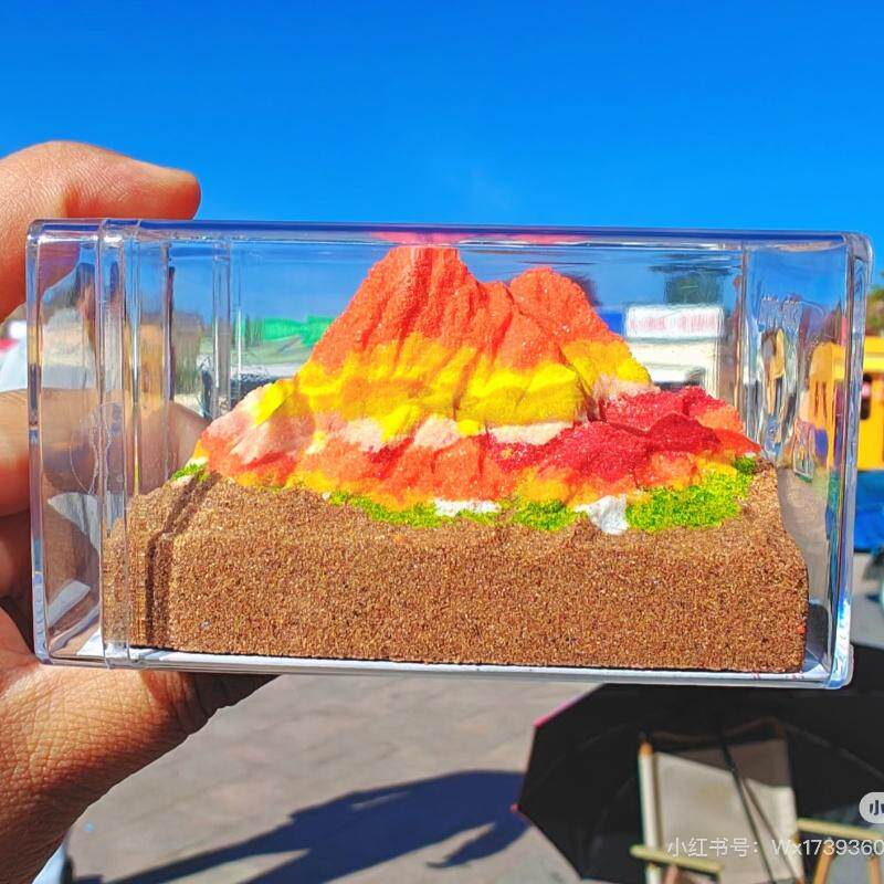 七彩丹霞旅游纪念品金属冰箱贴纯文化创意冰箱贴