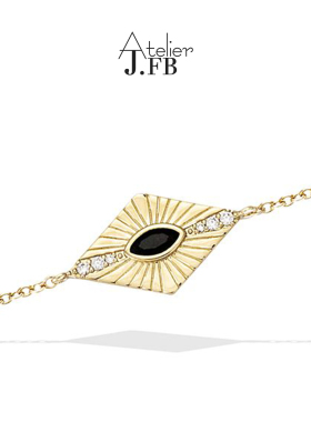 法国进口JFB暗黑情侣手链项链