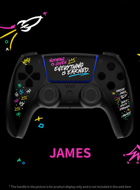 适用于索尼PS5詹姆斯James替换图案外壳面壳改装维修配件