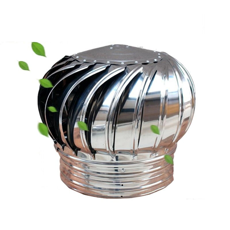 无动力屋顶通风器无动力风帽排气扇通风口不锈钢风球室外通风机大