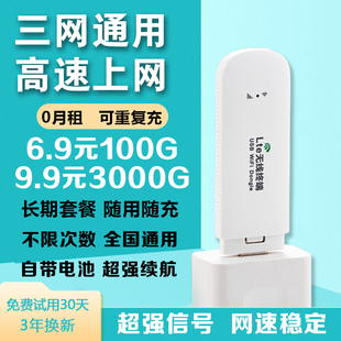 祝余随身wifi无线路由器移动随行WiFi流量笔记本上网卡车载ufi直插网