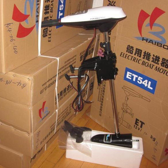 海伯电动马达水下推进器橡皮艇冲锋舟充气钓鱼船ET54\44