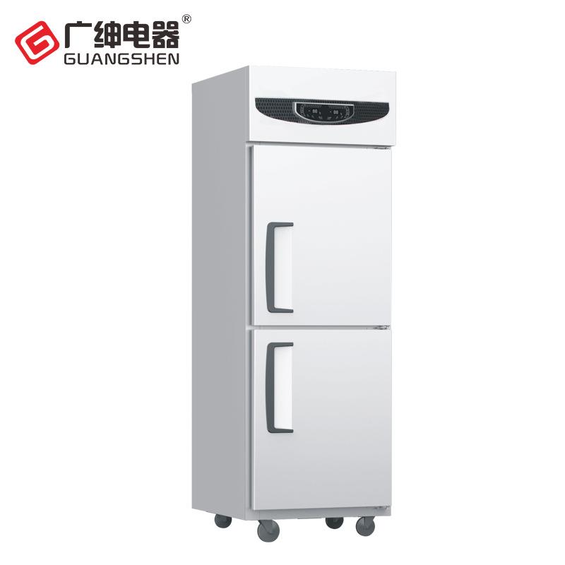 GT0.5L2T立式双门商用冷柜厂家直销厂家商用保鲜冰箱