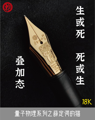 唐月14K/18K金尖量子物理系列/薛定谔的猫/爱因斯坦/适配唐月A6D6