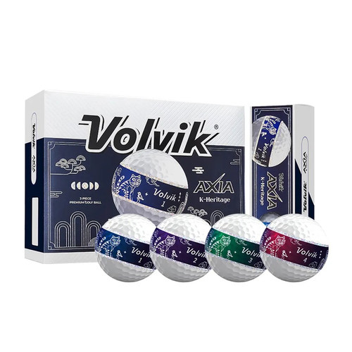 Volvik三层麒麟祥云高尔夫球