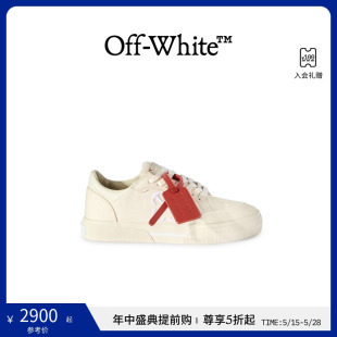 WHITE 24年新款 春夏新品 女士新版 帆布低帮硫化运动鞋 OFF