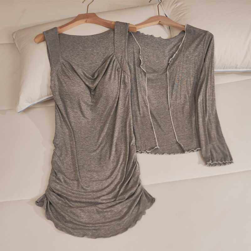 带胸垫睡裙女春夏秋冬季纯欲风吊带睡衣裙薄款莫代尔连衣裙家居服,女士内衣/男士内衣/家居服,睡裙,淘宝优惠券,粉丝福利购,淘宝优惠卷