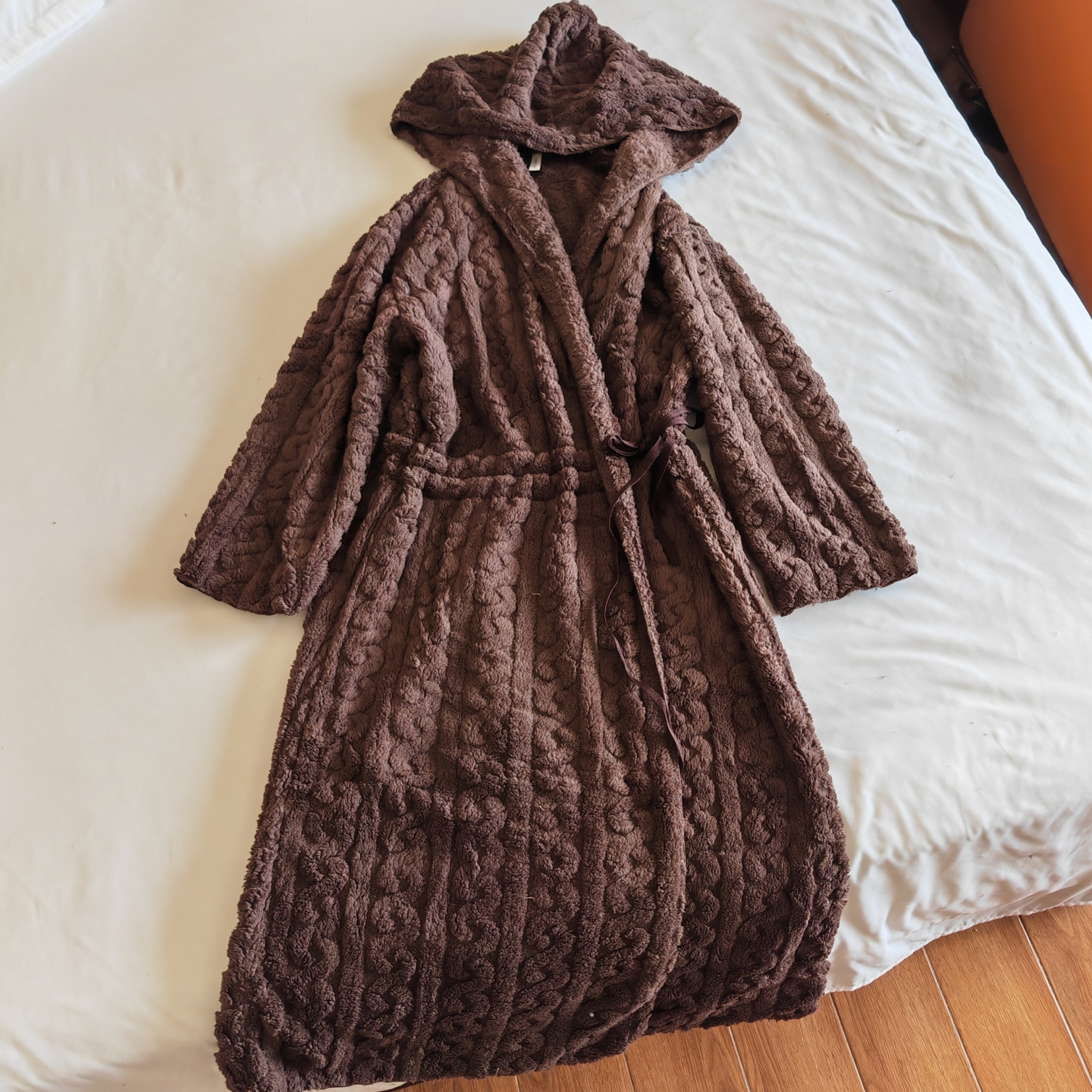 珊瑚绒睡袍女春秋冬季中长款浴袍