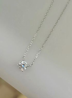 韩版简约星点镶钻项链女高级感钛钢锁骨链轻奢高级感明星同款项饰