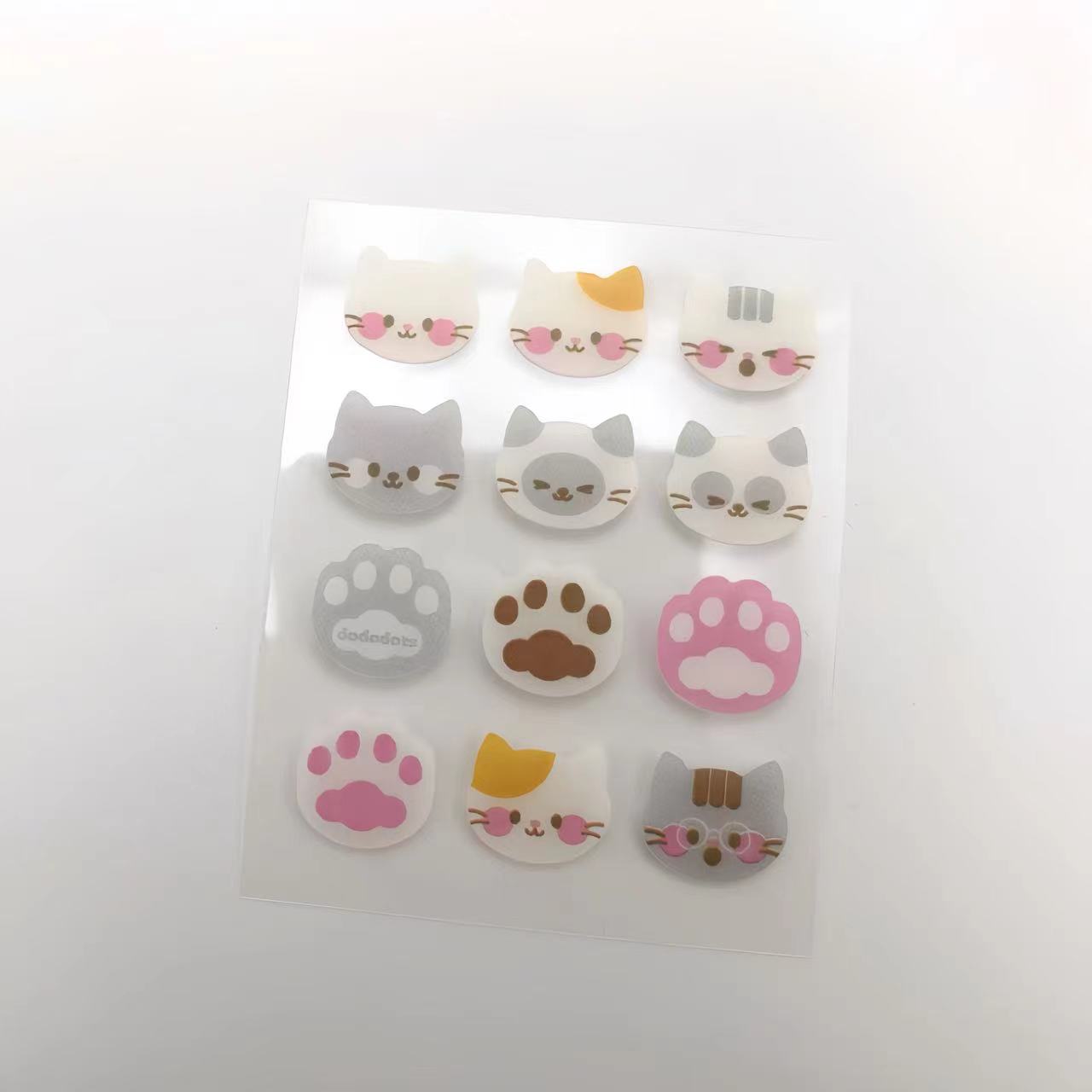 卡通痘痘贴 ins千禧风彩色星星猫咪痘贴纸亲肤遮瑕遮痘装饰超出片