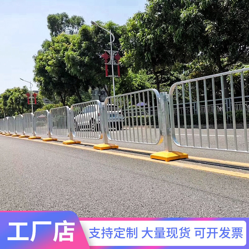 定制深标热浸镀锌港式护栏市政道路围栏G马路交通栏杆安全防撞隔