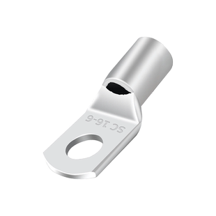 国标A级SC窥口铜鼻子紫铜镀锡线鼻子线耳冷压接线端子6/10/35平方