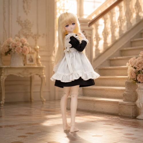 O.b.24Azone6分BJD娃衣女仆装