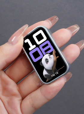 适用华为手环10保护壳手表9保护套8手表带9NFC版钢化膜band十九八代智能保护膜PC手表壳全包壳膜一体银色表套