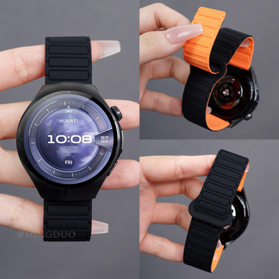 适用华为watch5手表表带男新款黑