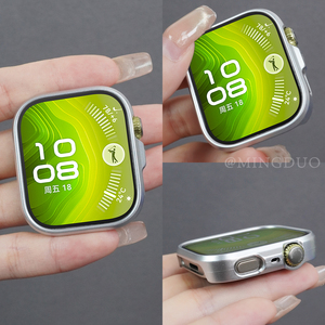 适用华为手表FIT4pro保护壳watchFIT4保护套FIT4pro手表带watchfit3钢化膜智能保护膜手表壳全包壳膜一体表套