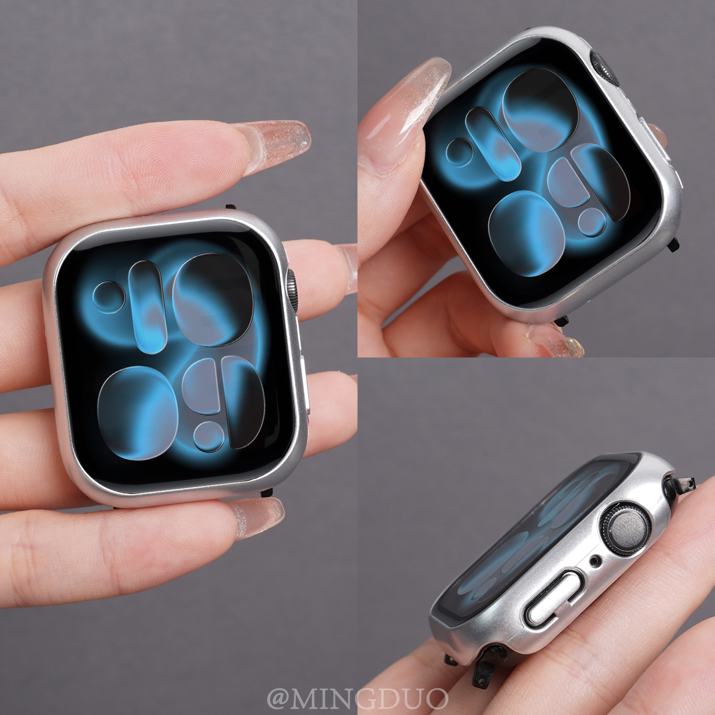 适用AppleWatchS11壳膜10保护壳