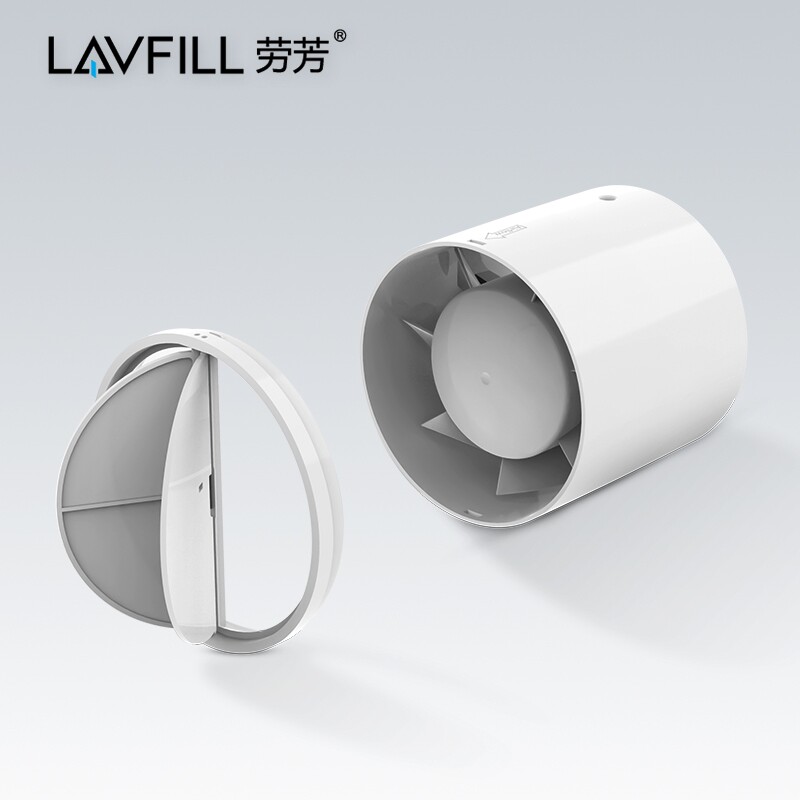 LAVFILL劳芳110pvc止回阀排气扇