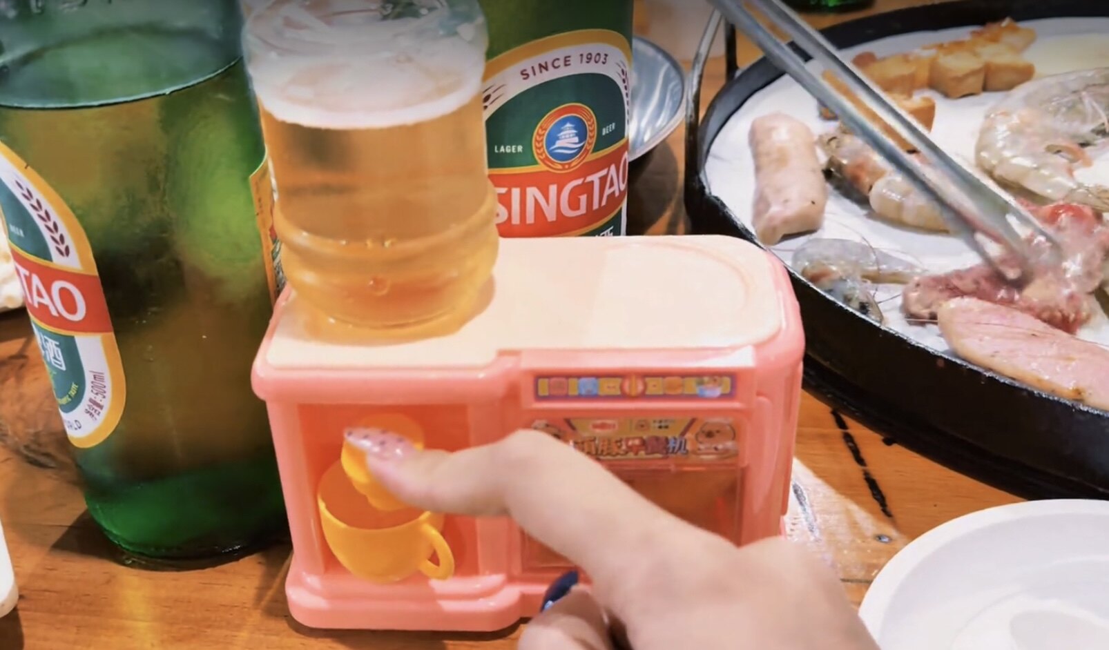 六一儿童节早餐机果味果冻过家家儿童饮水机厨房小孩玩具