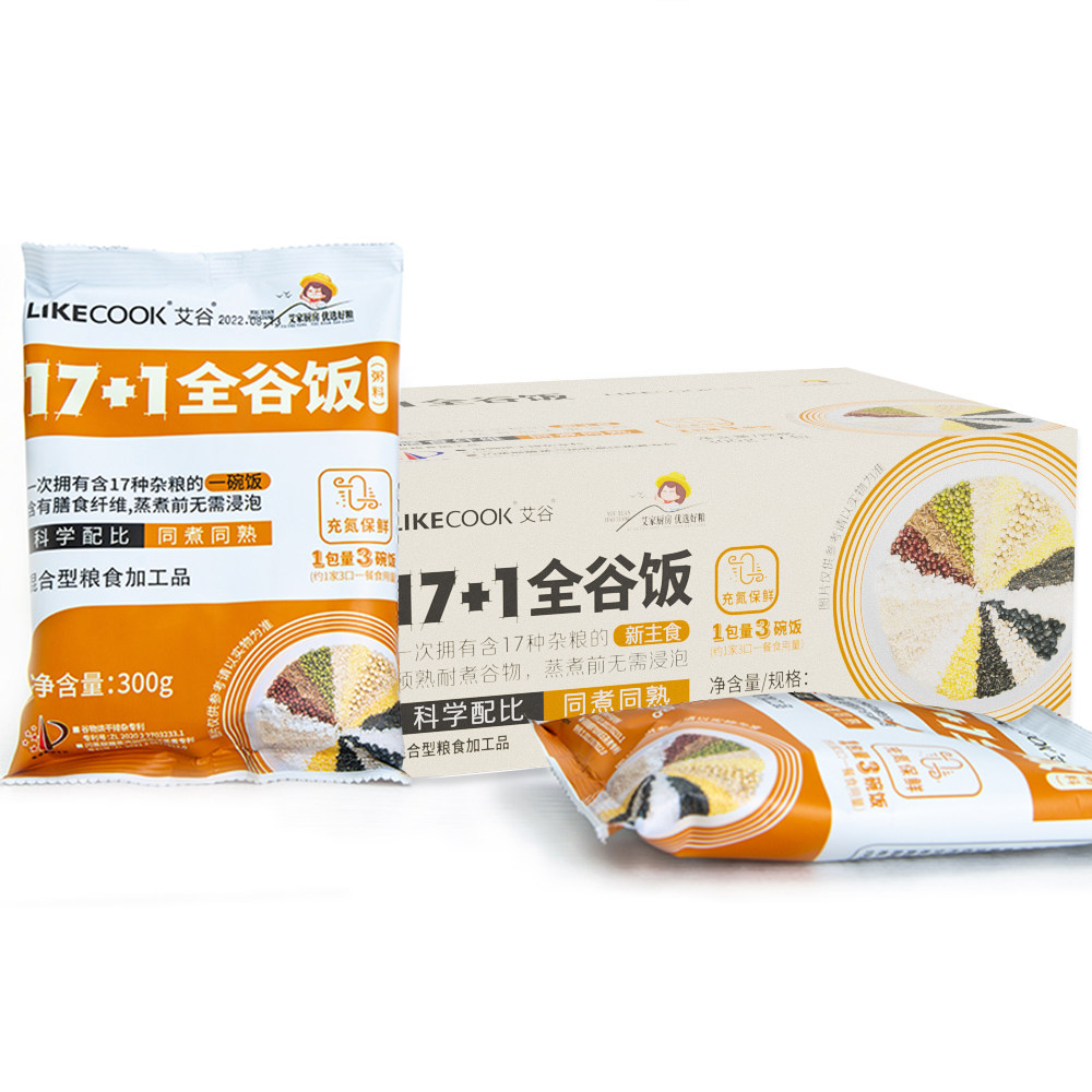 艾谷17+1藜麦全谷饭杂粮米饭 2.1kg*1箱