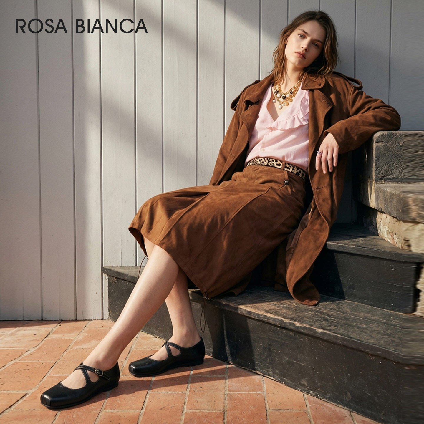 Rosa Bianca马皮玛丽珍鞋平底女鞋2026春新款芭蕾风通勤浅口单鞋,女鞋,玛丽珍鞋,淘宝优惠券,粉丝福利购,淘宝优惠卷