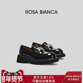 英伦小皮鞋 Rosa 新款 玛丽珍单鞋 Bianca厚底乐福鞋 女真皮2025秋季