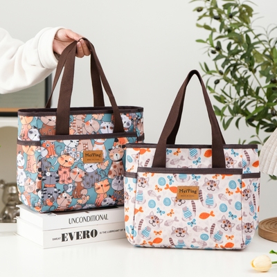 卡通防水大容量通勤妈咪手提包