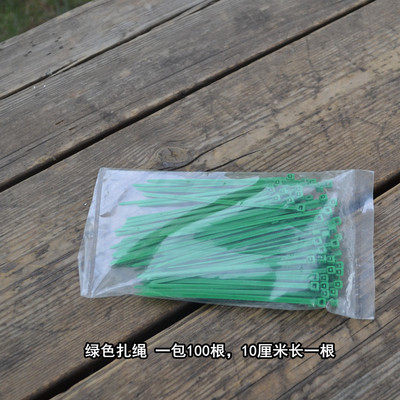 扎带2*150mm绿色扎带 绑藤条固定装饰用 塑料扎带