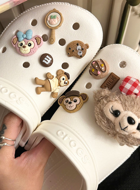 crocs洞洞鞋配饰diy鞋花扣配件