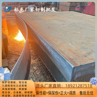 Q355NE低合金钢板切割下料Q355D按图零割特厚钢板Q345C保材质性能