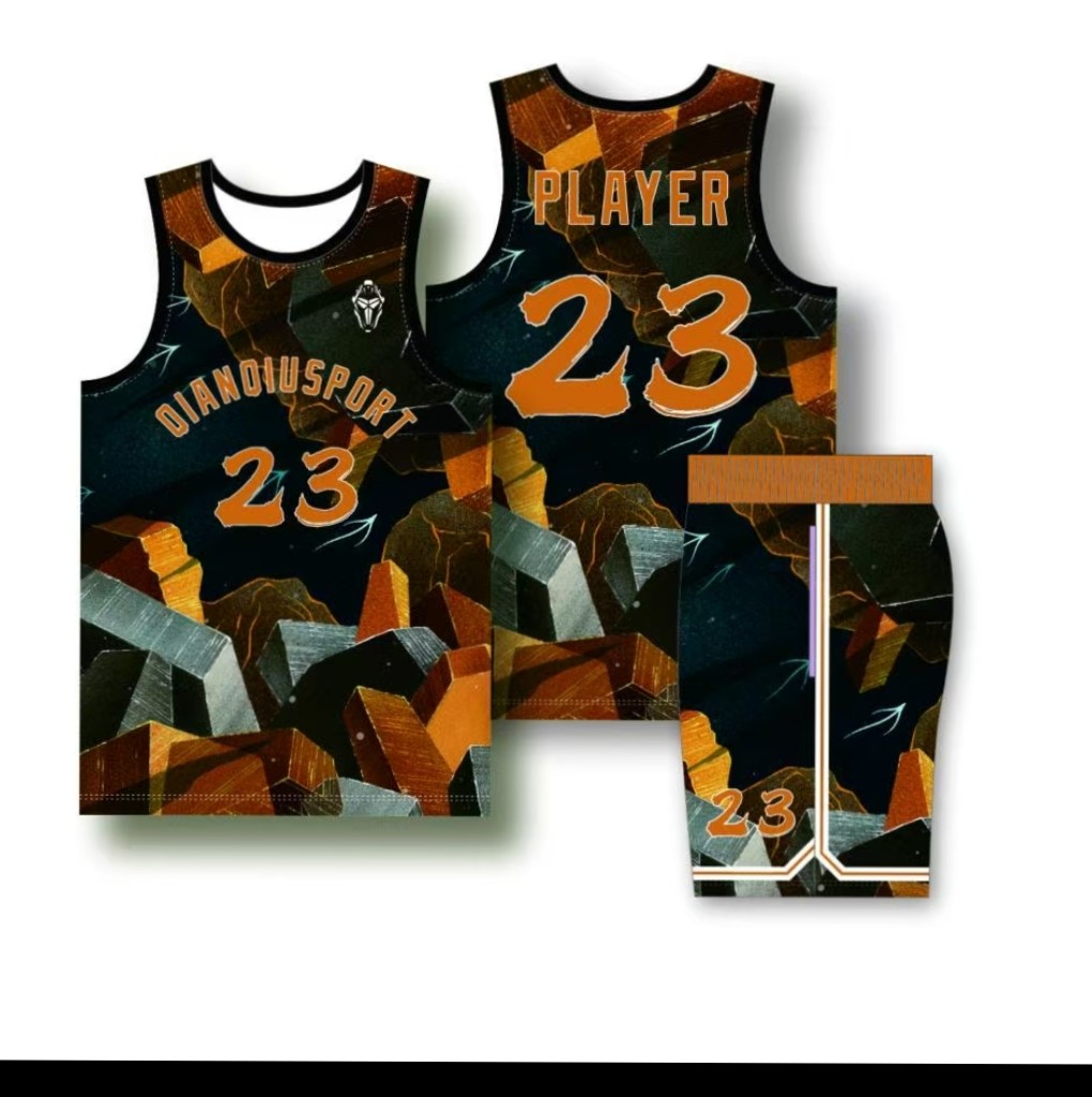 数码印篮球服套装男女学生团队比赛队服球衣