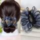 泡泡后脑勺夹大号蝴蝶结 高级云朵碎花新款 下单立减50 2025新款