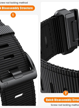 mmmm泰铁时尼龙表带适用佳明GarminFenix//X快拆腕带