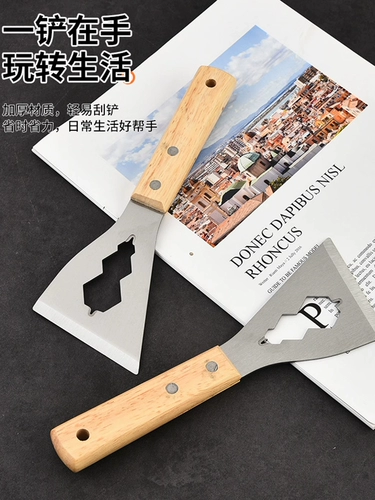 Меч с лопатой из нержавеющей стали, толстый и твердый стучащий лопаток для очистки шва красоты Снятие цемента Цемент Специальный клинок