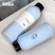seeu冰岛蓝保温杯不锈钢保冷杯大容量不锈钢小狗水杯子