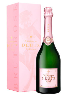 【礼盒装】CWS法国香槟 Deutz 蒂姿 天然桃红 香槟 粉红干型 正品