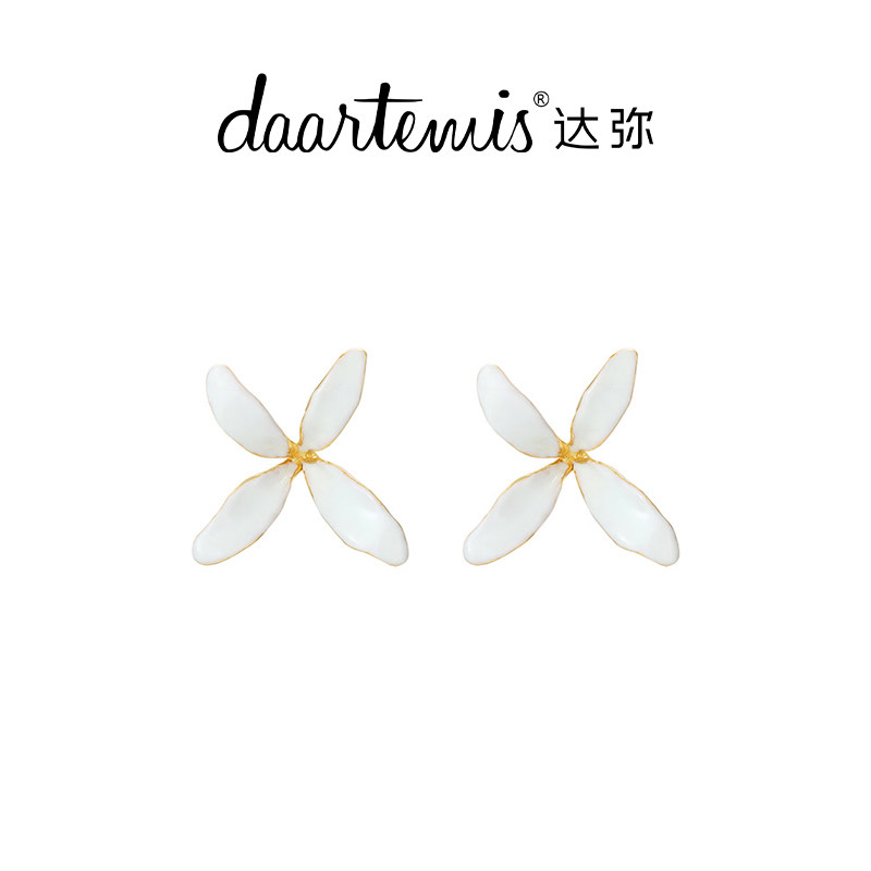 【圣诞礼物】【小荐手推荐】daartemis达弥 新款兰花耳环生日礼物