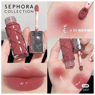 纯欲天花板！丝芙兰sephora丰唇莹润唇釉唇蜜02/05玻璃唇清透纯欲