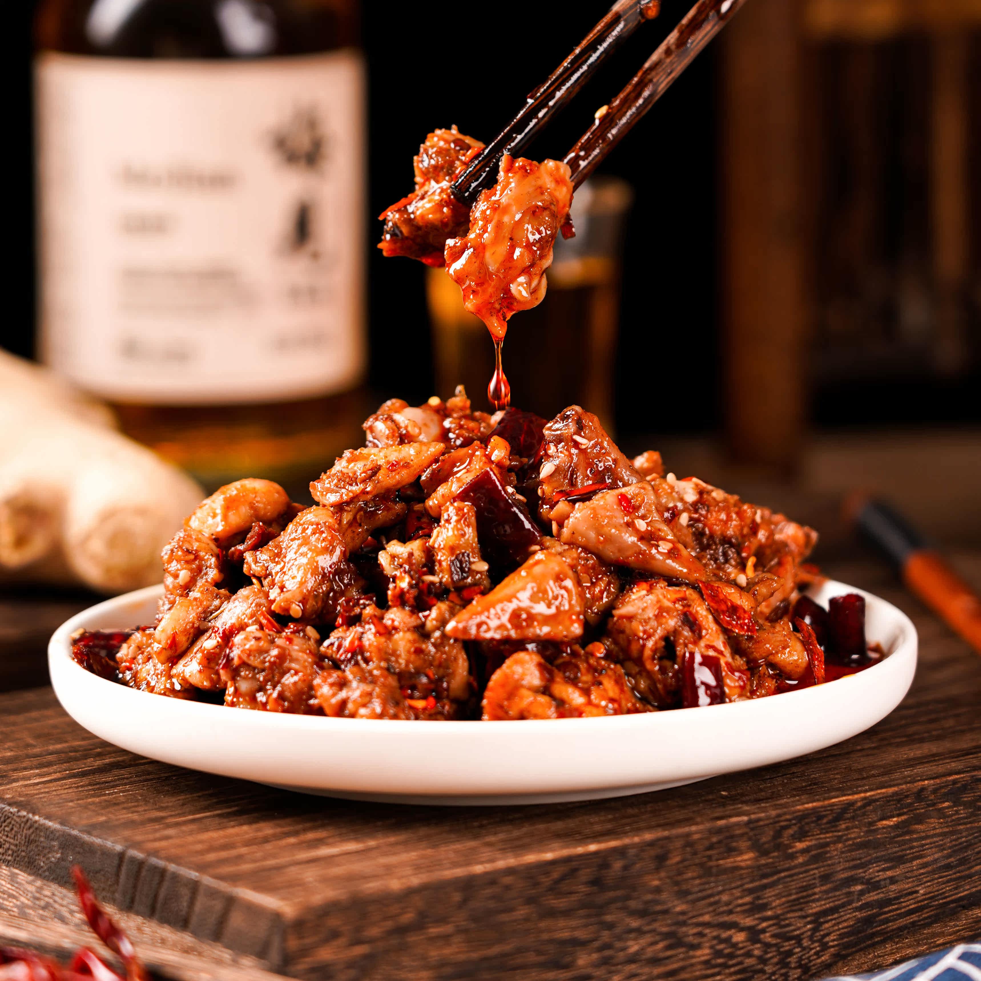 辣子鸡零食网红爆款重庆地方小吃即食真空包装兔里个兔150g