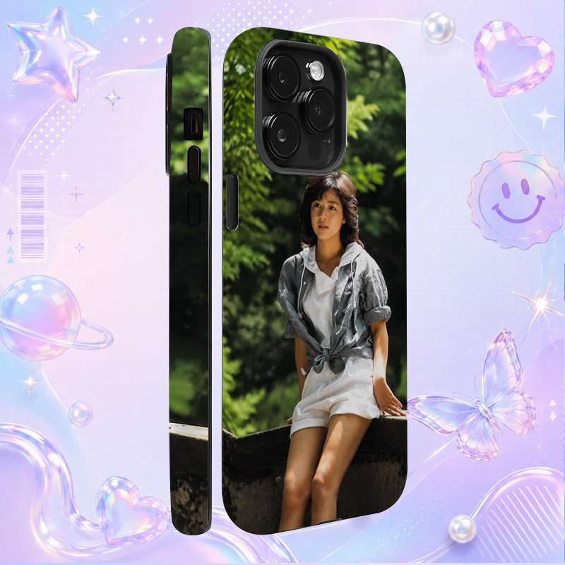 昭和日本偶像菊池桃子Momoko Kikuchi灰色运动装户外写真适用于苹果三星华为小米手机壳防摔保护套镜头全包
