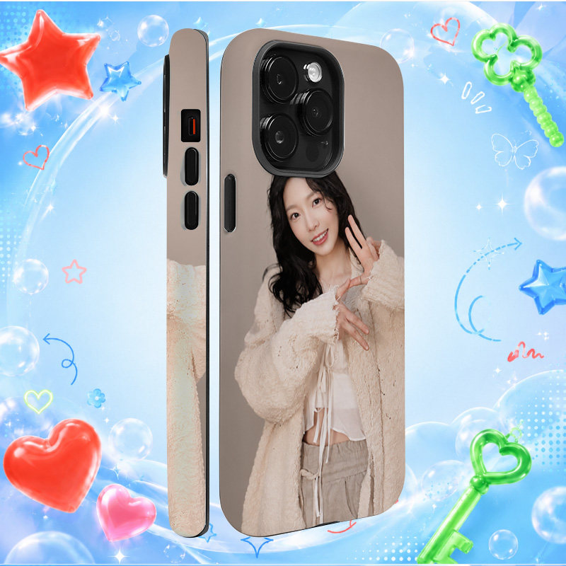 韩国流行乐坛女歌手少女时代金泰妍网红高级感苹果手机壳防摔时尚硅胶软壳iPhone手机壳小众创意潮牌情侣防摔