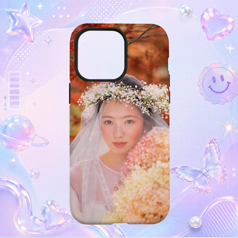 复古日本偶像高桥由美子Yumiko Takahashi花冠婚纱唯美写真适用于苹果三星华为小米手机壳防摔保护套镜头全包