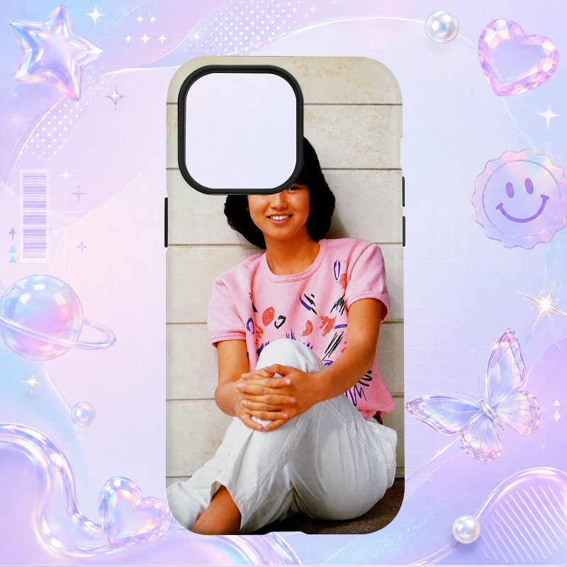 日本偶像石川秀美Hidemi Ishikawa粉色上衣休闲写真适用于苹果三星华为小米手机壳防摔保护套镜头全包
