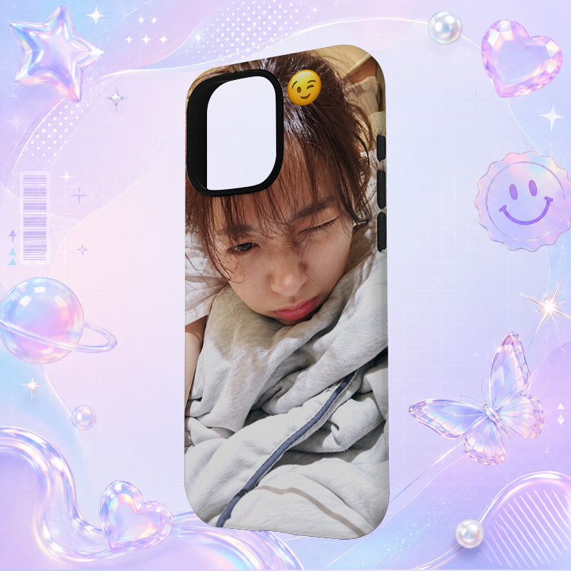 Seolhyun灰色卫衣慵懒近景自拍适用于苹果三星华为小米手机壳防摔保护套镜头全包