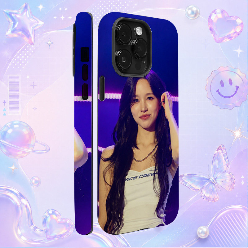 舞台长发女性白色上衣清新人像适用于苹果三星华为小米手机壳防摔保护套镜头全包