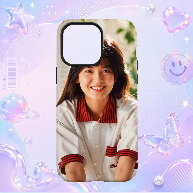 昭和日本偶像南野阳子Yoko Minamino白红运动装写真适用于苹果三星华为小米手机壳防摔保护套镜头全包
