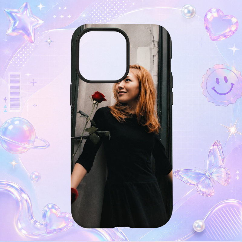 复古日本偶像增田惠子Keiko Masuda黑色上衣舞台侧影写真适用于苹果三星华为小米手机壳防摔保护套镜头全包