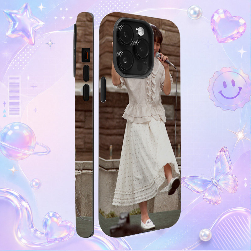 昭和日本偶像西村知美Tomomi Nishimura白色连衣裙砖墙写真适用于苹果三星华为小米手机壳防摔保护套镜头全包