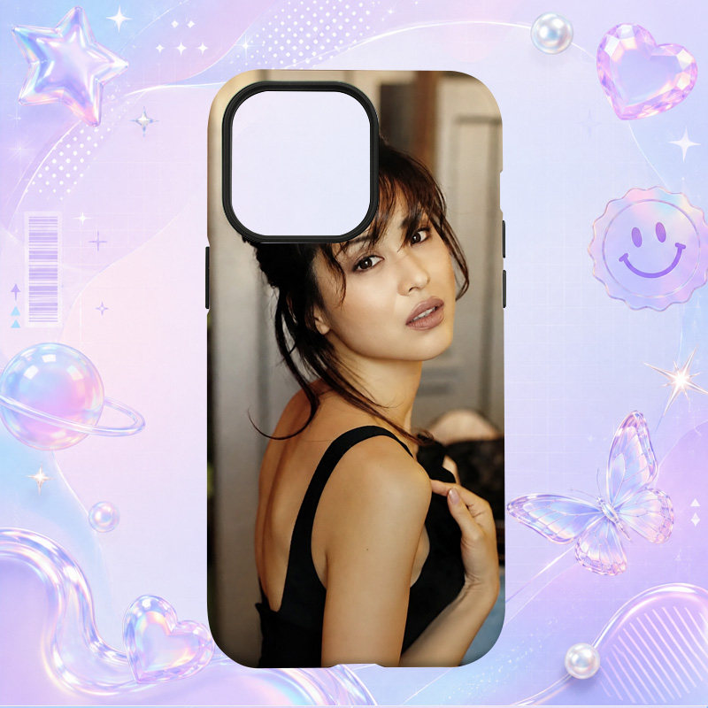 日本歌手松田聖子Seiko Matsuda黑色礼服人物写真适用于苹果三星华为小米手机壳防摔保护套镜头全包